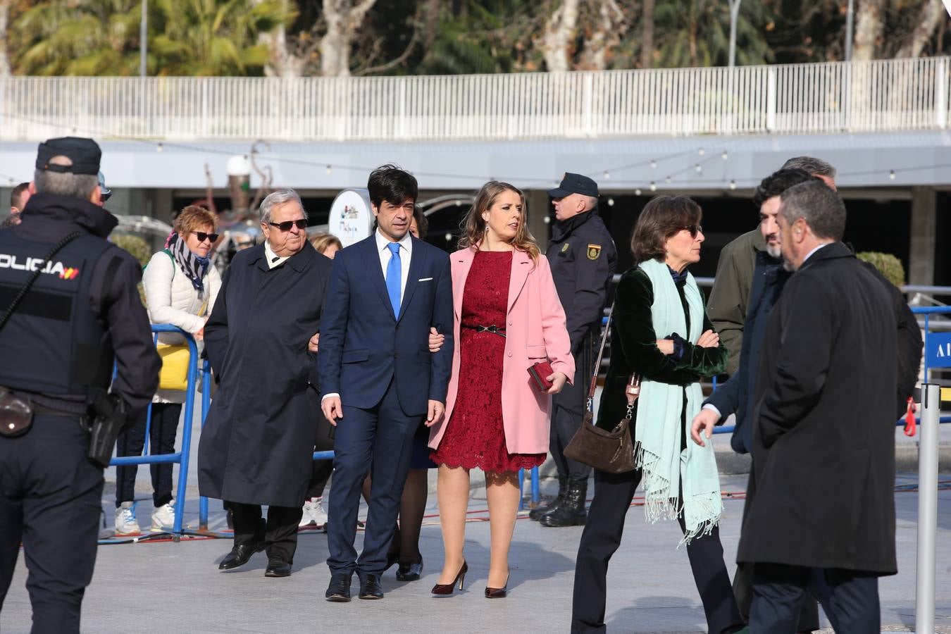 Don Felipe y Doña Letizia presiden la ceremonia en el Pompidou