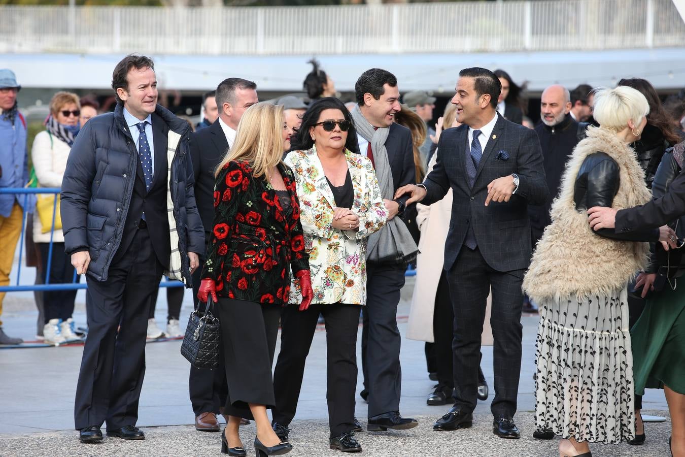 Don Felipe y Doña Letizia presiden la ceremonia en el Pompidou