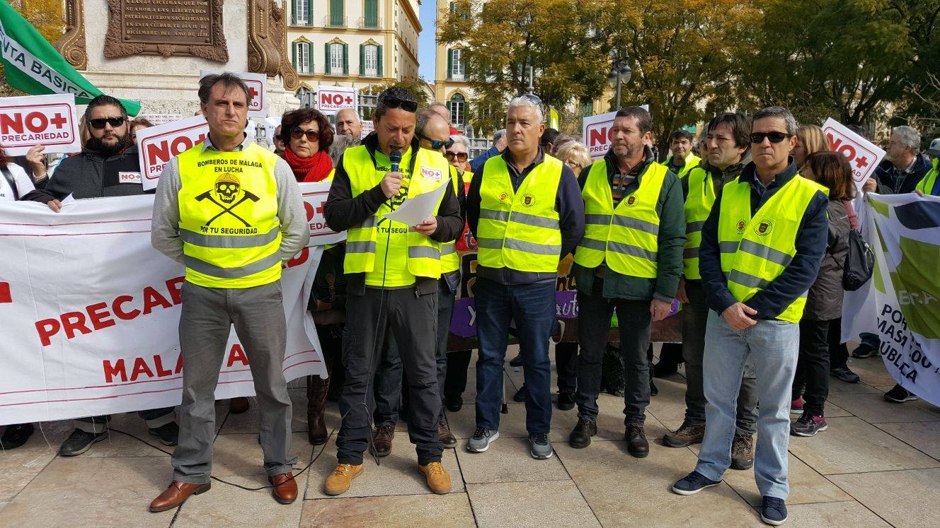 Entre los concentrados han estado trabajadores de Limasa 