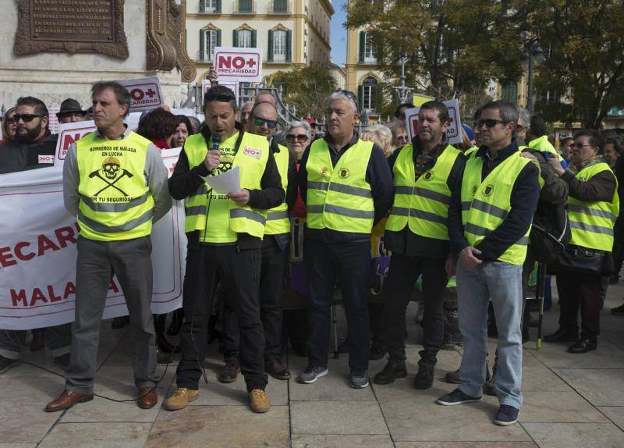 Entre los concentrados han estado trabajadores de Limasa 