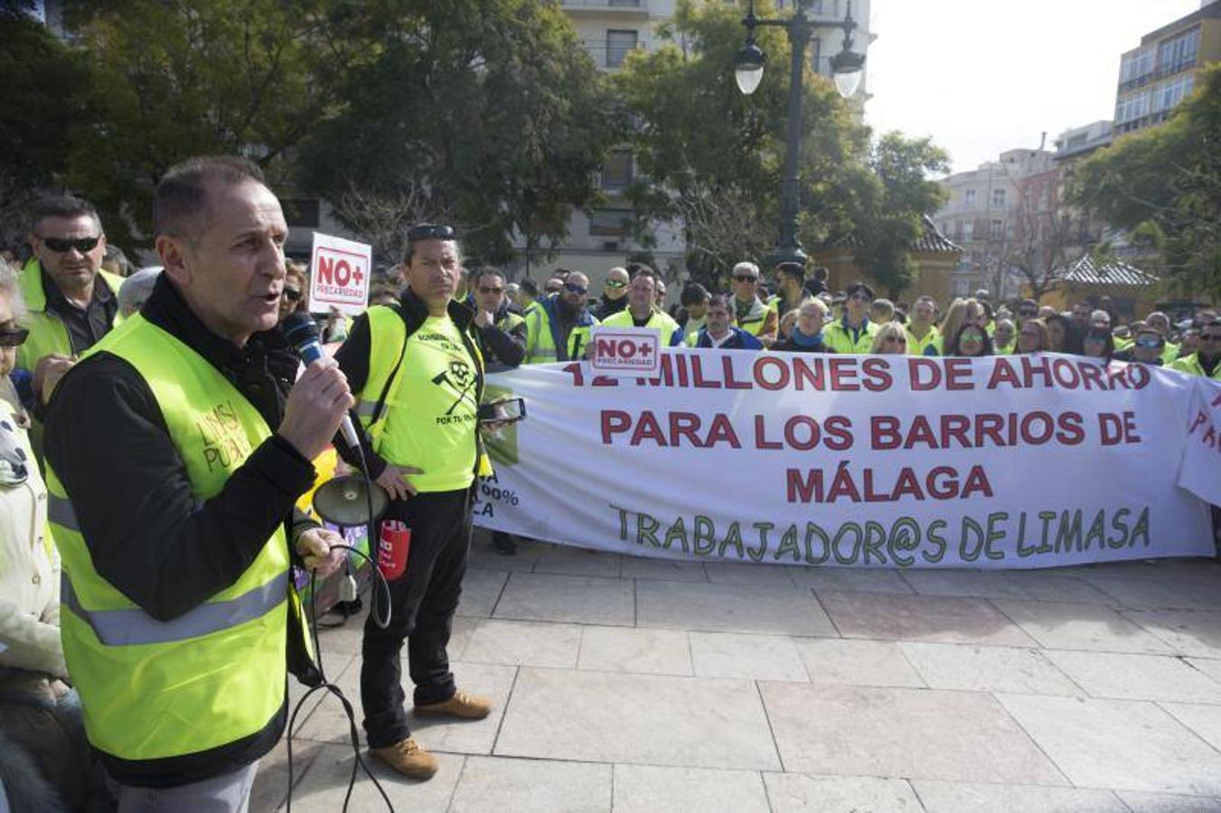 Entre los concentrados han estado trabajadores de Limasa 