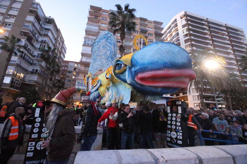 Numeroso público asiste a esta actividad, que pone fin al Carnaval de Málaga