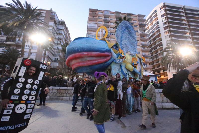 Numeroso público asiste a esta actividad, que pone fin al Carnaval de Málaga