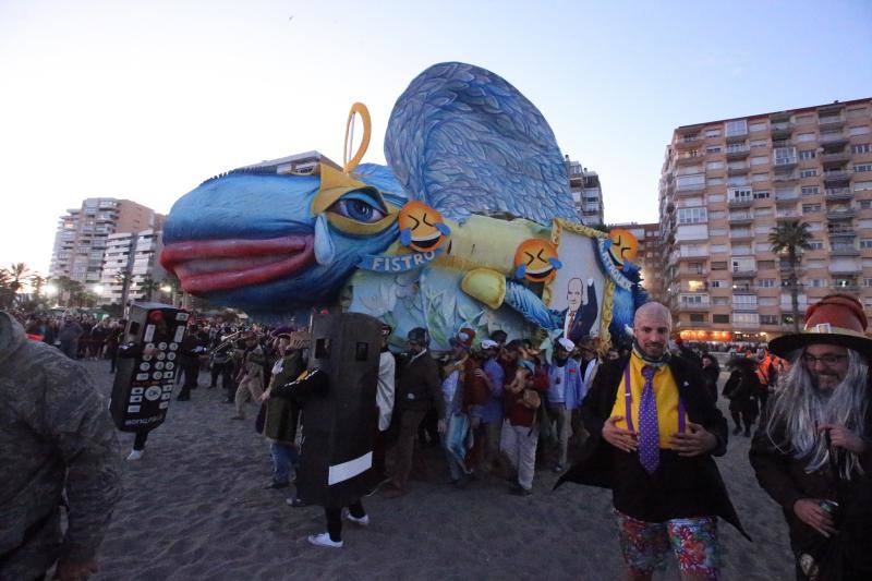 Numeroso público asiste a esta actividad, que pone fin al Carnaval de Málaga