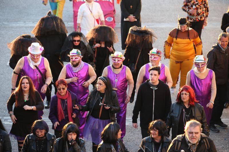 Numeroso público asiste a esta actividad, que pone fin al Carnaval de Málaga
