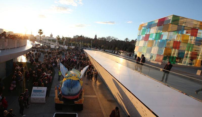 Numeroso público asiste a esta actividad, que pone fin al Carnaval de Málaga