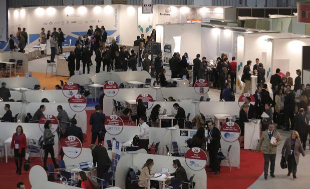 Vista del Palacio de Ferias y Congresos, donde se prevén unos 5.000 contactos entre empresas, centros públicos e instituciones. 