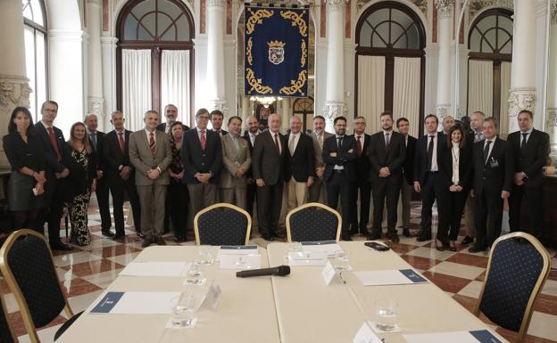 Reunión del sector en el Ayuntamiento de Málaga.