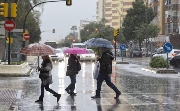 Las lluvias vuelven a Málaga la semana que viene. 