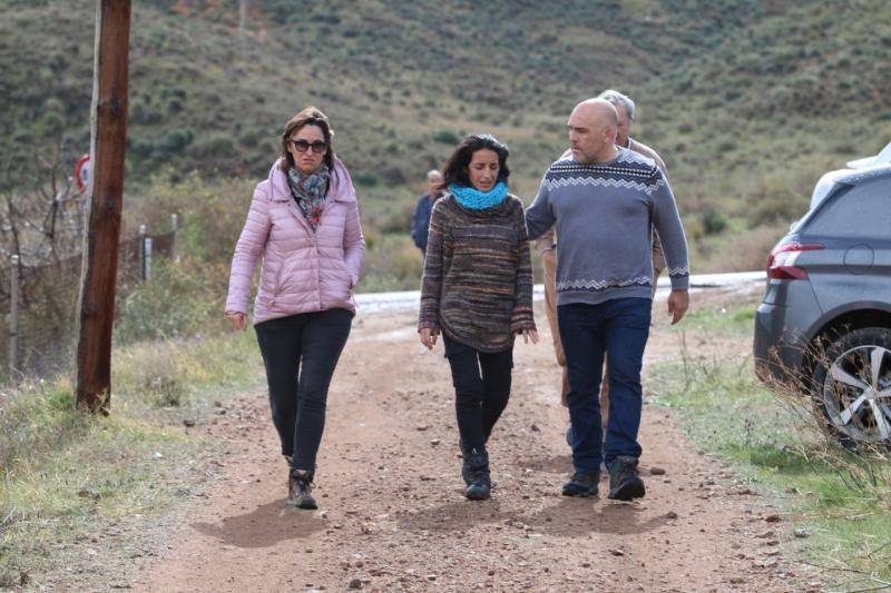 Dispositivo de búsqueda del niño desaparecido ayer en la barriada de Las Hortichuelas en Nijar (Almeria) en el que han participado Guardia Civil, Protección Civil y decenas de ciudadanos