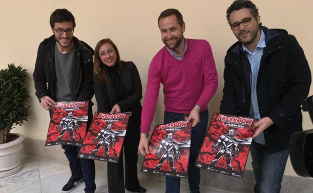 Presentación de Freakcon en el Ayuntamiento de Málaga.