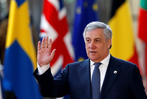 Antonio Tajani se muestra confiado sobre el futuro del país. :: reuters