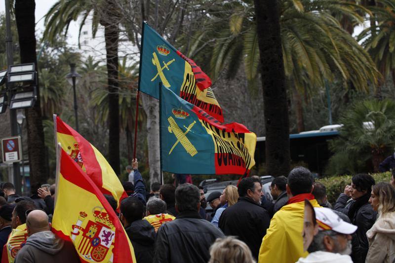 Jusapol protesta para seguir defendiendo ante el Gobierno central la necesidad de que sus sueldos sean iguales a los de otras policías y cuerpos de seguridad autonómicos