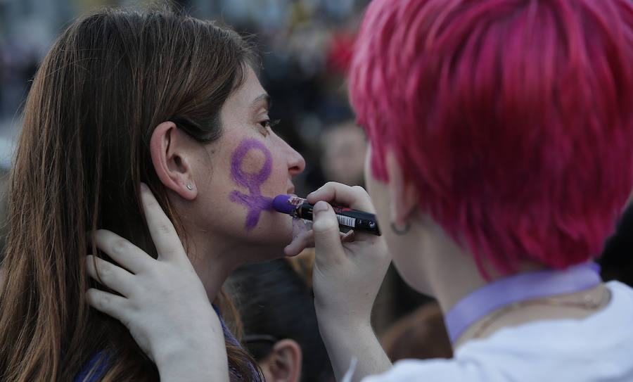 Resumen en imágenes del desarrollo del Día Internanacional de la Mujer en la capital y la provincia