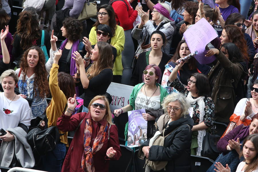 Resumen en imágenes del desarrollo del Día Internanacional de la Mujer en la capital y la provincia