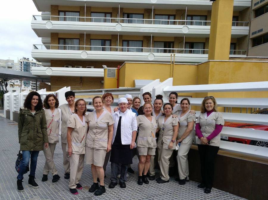 Limpiadoras del Hotel Don Pablo de Torremolinos.