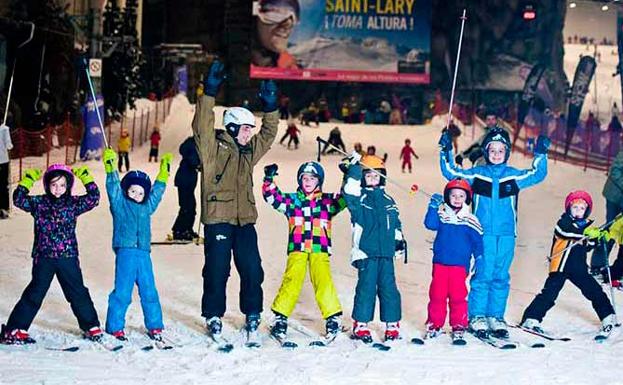 Niños en Madrid SnowZone