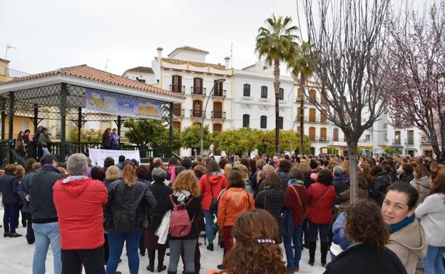 Concentración en Coín. 