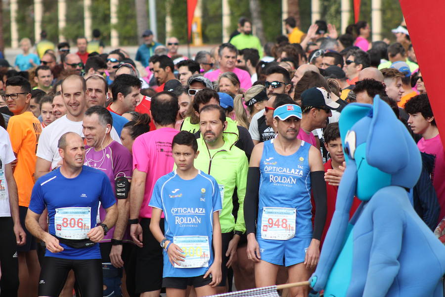 La lluvia respetó hasta el final de la prueba destinada a recaudar fondos para Proyecto Hombre Málaga