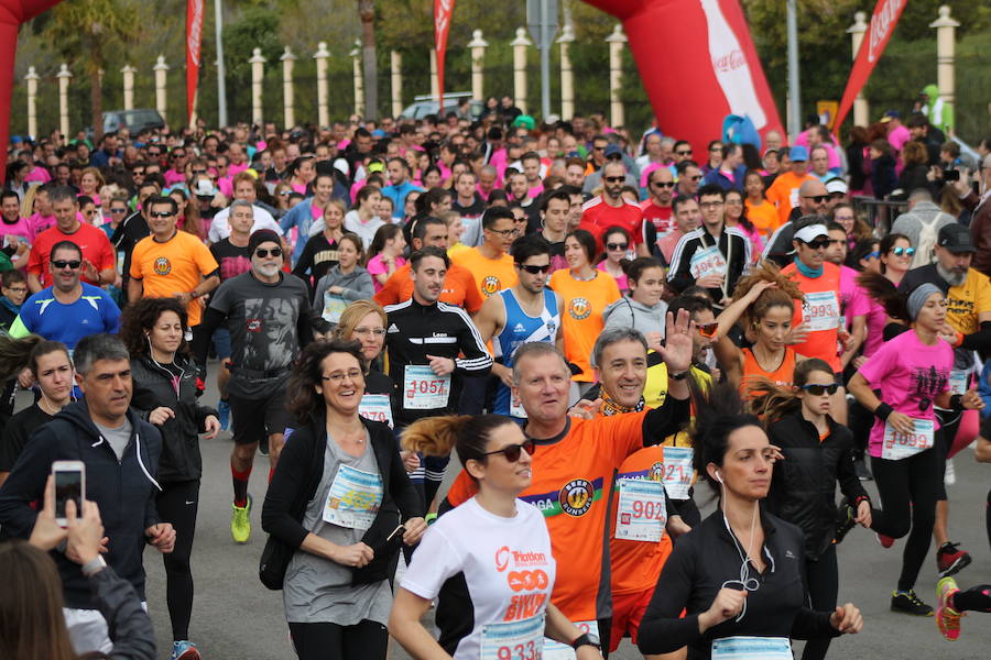 La lluvia respetó hasta el final de la prueba destinada a recaudar fondos para Proyecto Hombre Málaga