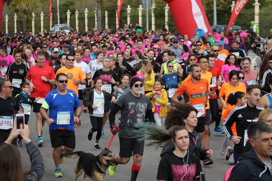 La lluvia respetó hasta el final de la prueba destinada a recaudar fondos para Proyecto Hombre Málaga
