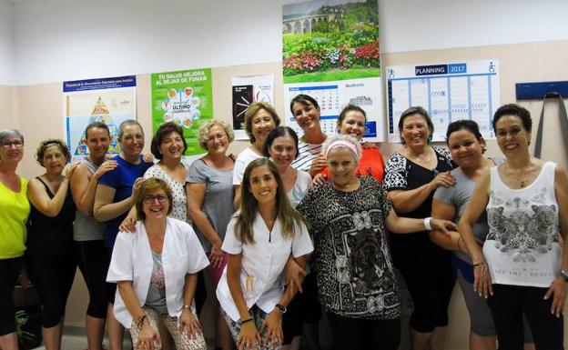 Grupo de mujeres beneficiarias del proyecto ‘Club de Salud’. 