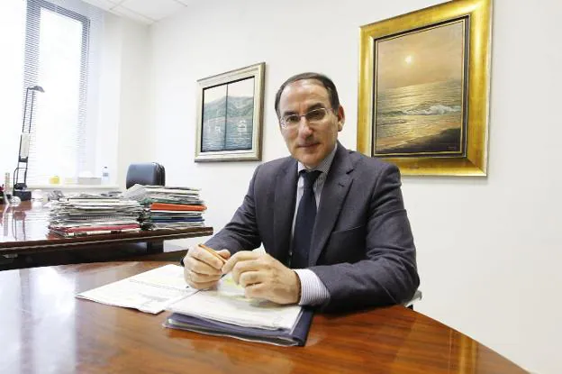 Javier González de Lara, presidente de los empresarios andaluces. :: fernando gonzález