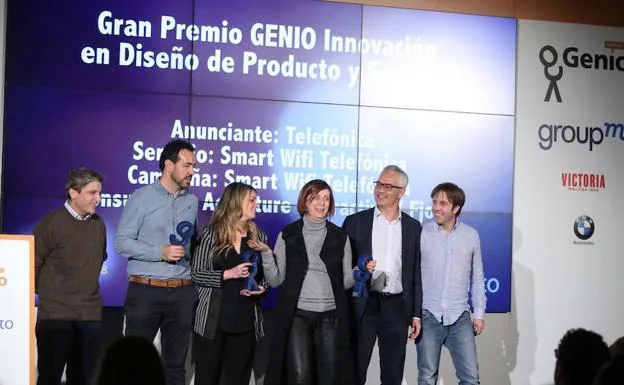 elefónica recogió el Gran Premio en Marketing y Comunicación.