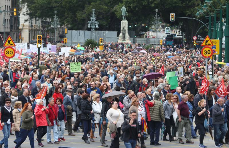 Fotos: Fotos de la manifestación por unas pensiones dignas en Málaga