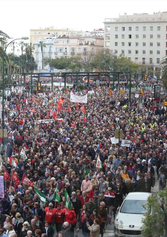 Fotos: Fotos de la manifestación por unas pensiones dignas en Málaga