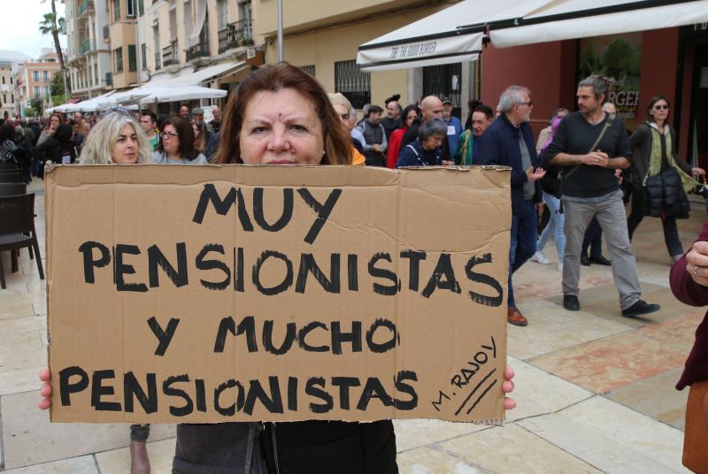 Fotos: Fotos de la manifestación por unas pensiones dignas en Málaga