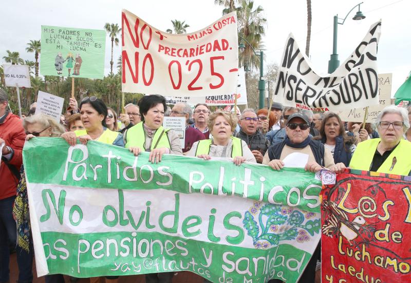 Fotos: Fotos de la manifestación por unas pensiones dignas en Málaga