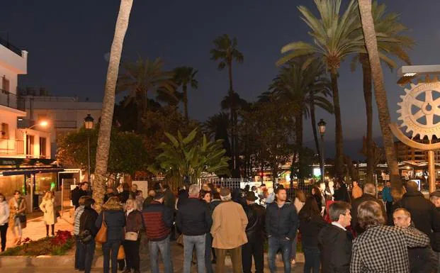 Concentración en Marbella celebrada el mes pasado. 
