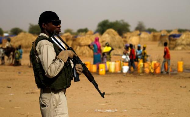 Un soldado nigeriano.