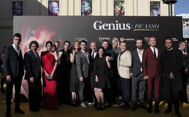 Photocall esta tarde previo al estreno de 'Genius' en Málaga. 