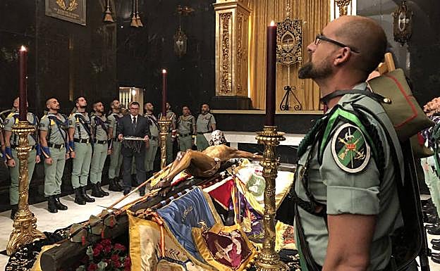 Cuándo ver la guardia de honor de La Legión al Cristo de Mena