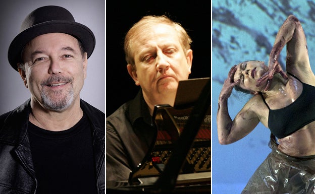 Rubén Blades, Wim Mertens y Rocío Molina .