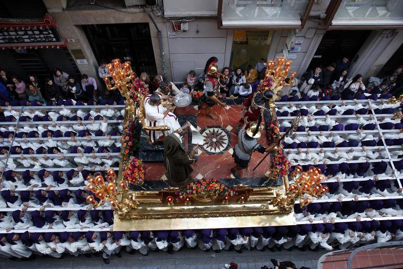 Imágenes de los cortejos de Rocío, Penas, Nueva Esperanza, Estrella, Rescate y Sentencia