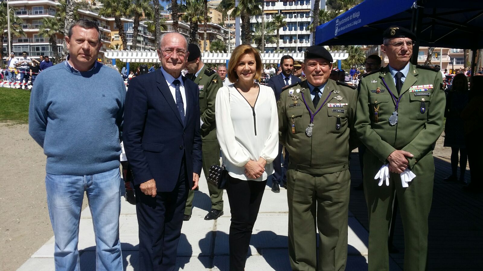 Semana Santa Málaga | Fotos Miércoles Santo | Tres ministros y la presidenta de la Junta asisten hoy a la Semana Santa de Málaga