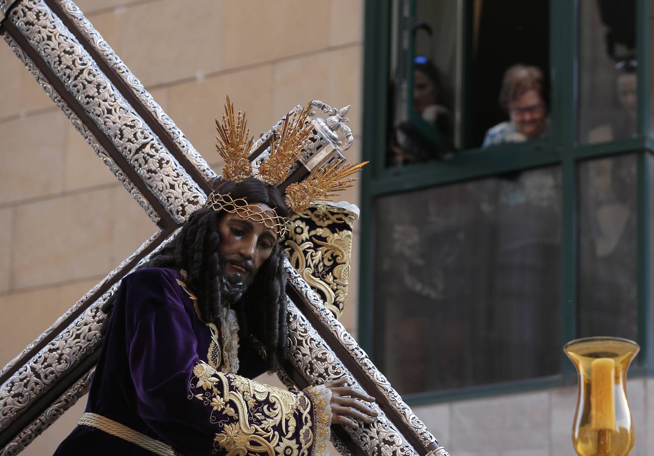Semana Santa de Málaga | Fotos del recorrido procesional de Cofradía de Jesús El Rico y María Santísima del Amor el Miércoles Santo 2018