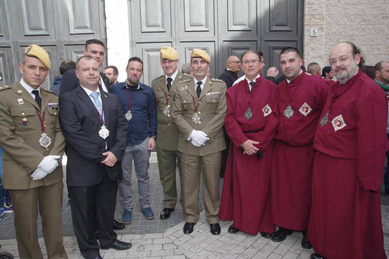 Las mejores imágenes de la estación penitencial de la Cofradía de Viñeros en la Semana Santa de 2018.