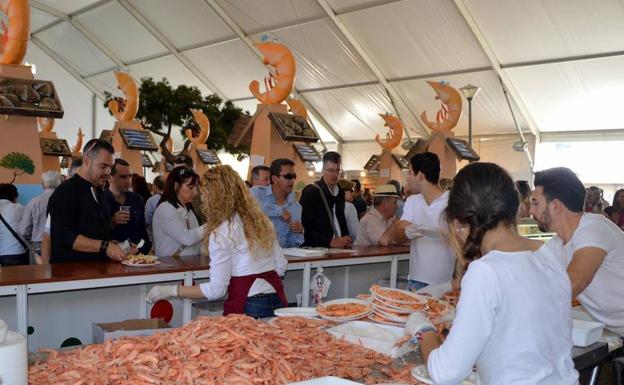 La gamba blanca de Huelva será la protagonista de la fiesta gastronómica de Punta Umbría . 