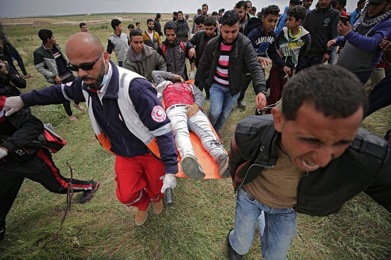 Varios muertos y centenares de heridos durante la reivindicación de los refugiados palestinos para regresar a lo que hoy es Israel