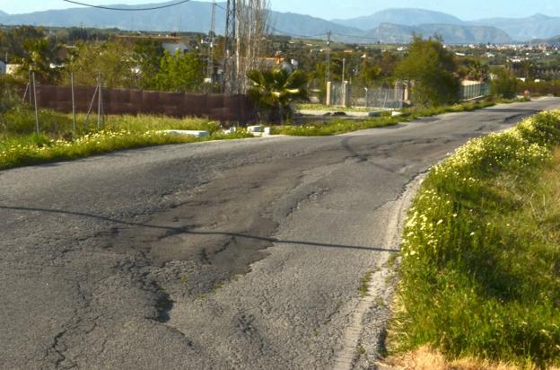 Vista de la carretera de Villafranco del Guadalhorce. :: f. t.