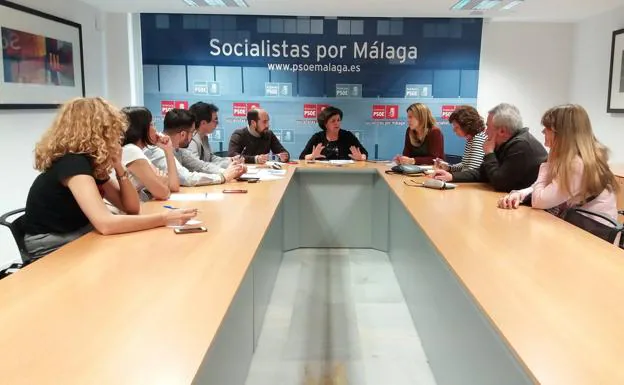 Fuensanta Lima en reunión sobre los PGE para la provincia de Málaga