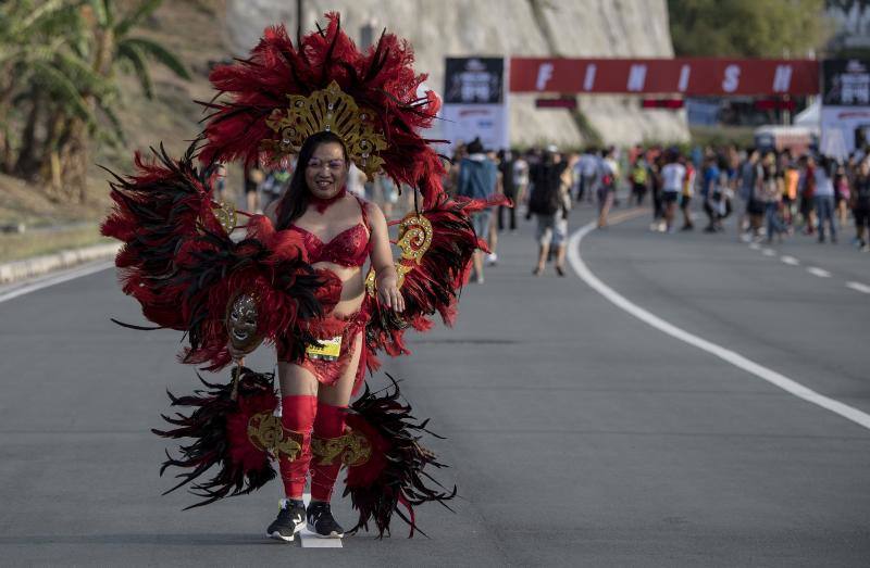 Numerosos corredores participan en esta divertida prueba en Manila