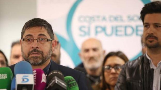 El portavoz de CSSP en Mijas, Francisco Martínez. 