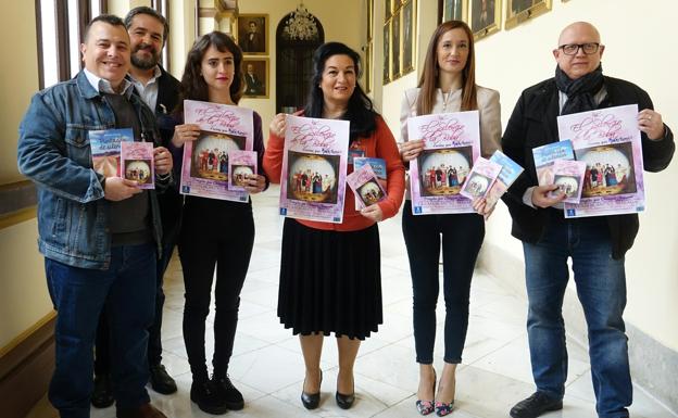 Presentación de la obra de teatro en el Ayuntamiento de Málaga