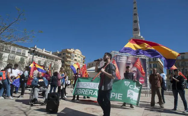 Concentración en Málaga para reclamar la Tercera República 