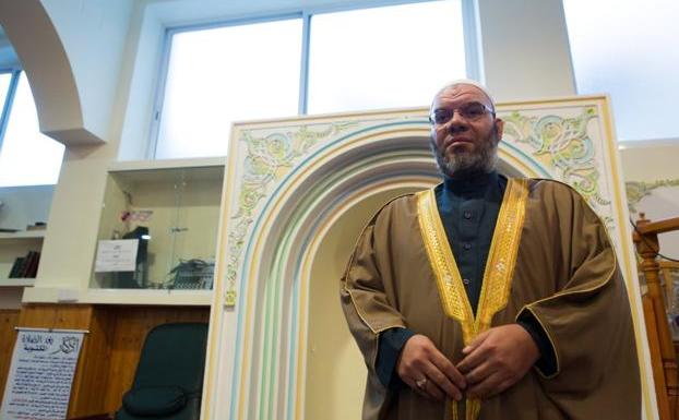 Alaa Mohamed Said, en el interior de una de las mezquitas de Logroño.